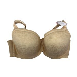 Cacique Modern Lace Balconette  Beige Bra 46DDD
